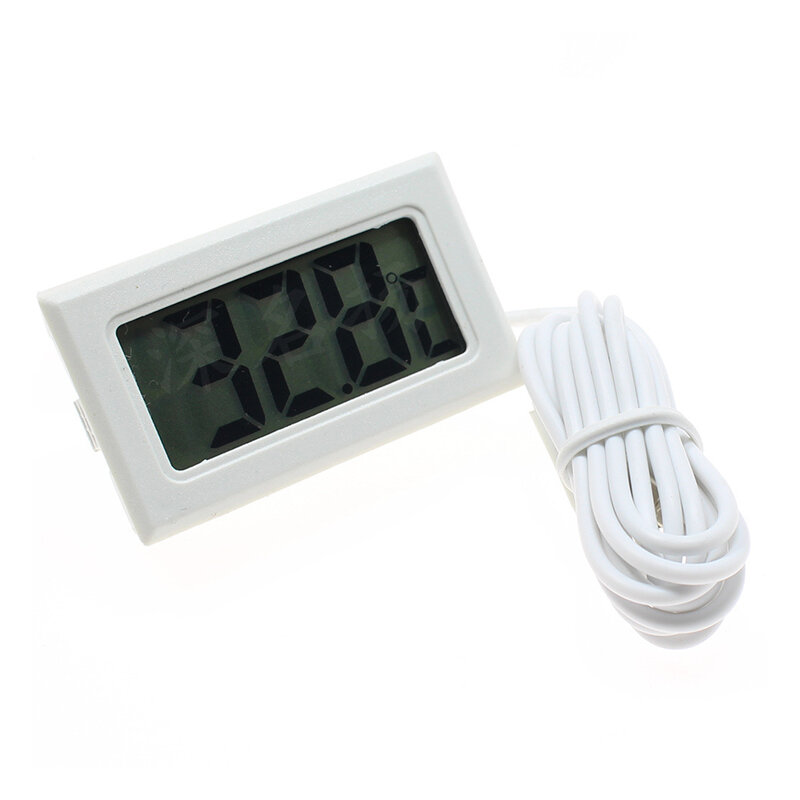 Mini Digital LCD Indoor Termômetro, Medidor de Temperatura Conveniente, Aquário, Geladeira, Água, Conveniente