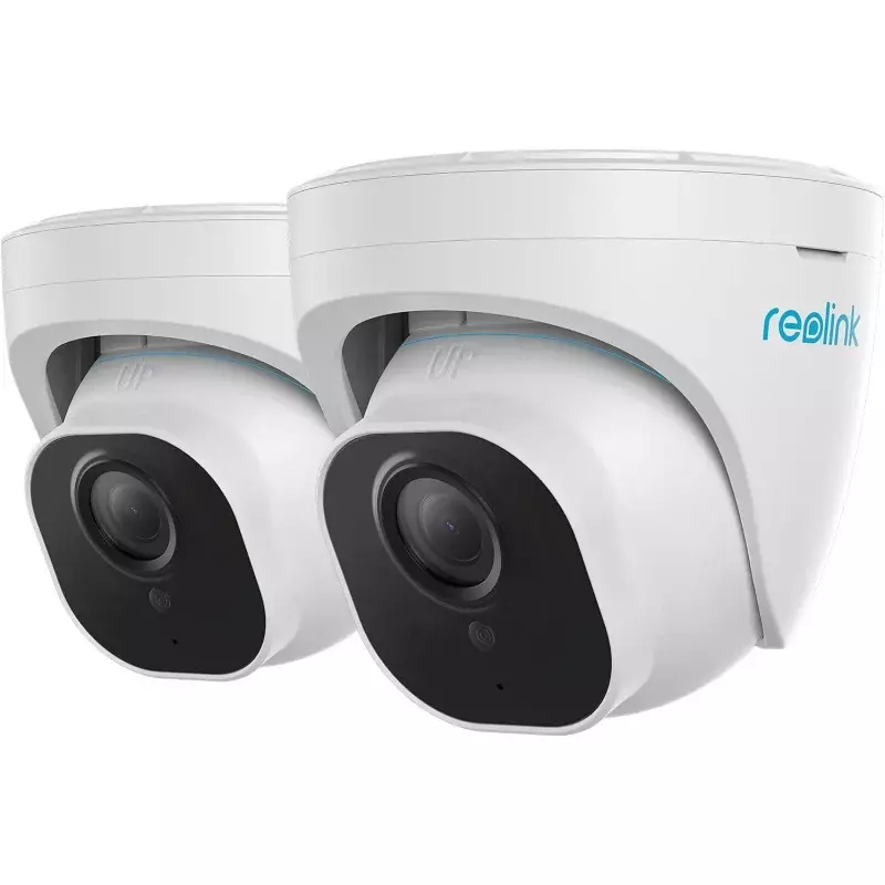 Kamery zewnętrzne REOLINK 4K do bezpieczeństwo W domu, kamera monitorująca kopułowe IP PoE z wykrywaniem ludzi/pojazdów/zwierząt domowych, 25fps W ciągu dnia, W