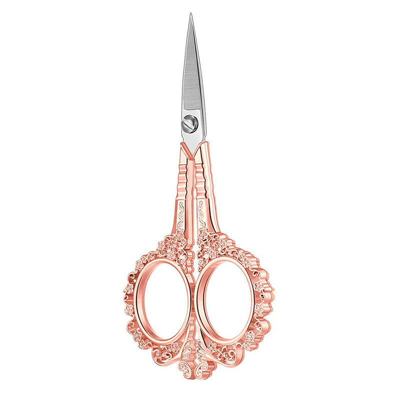 Retro Nail Art Scissors Stainless Steel Cuticle Precision For Nail Salon Supplies And Tool Pedicure Beauty Grooming