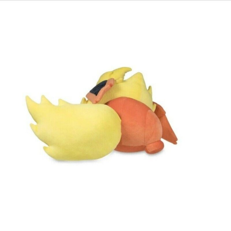 Juguete de peluche de Flareon para dormir grande, muñeco de peluche de Pokemon Eeveelution
