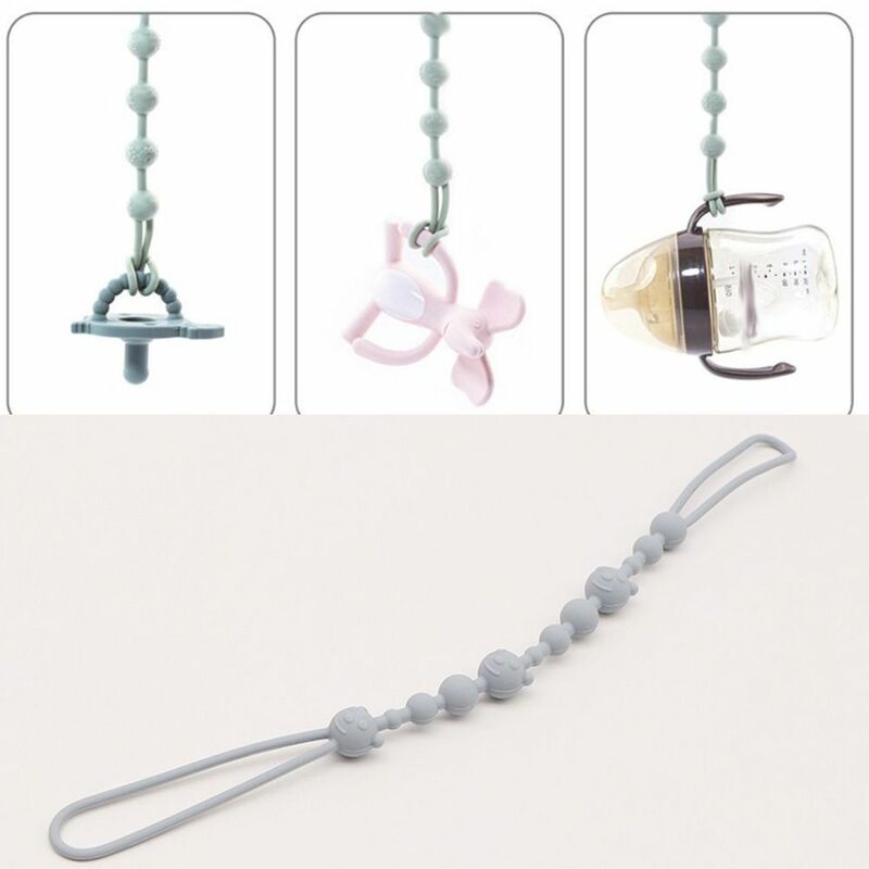 Anti-drop Baby Pacifier Clip New Baby Accessories BPA Free Baby Pacifier Chain Silicone Silicone Pacifier Chain