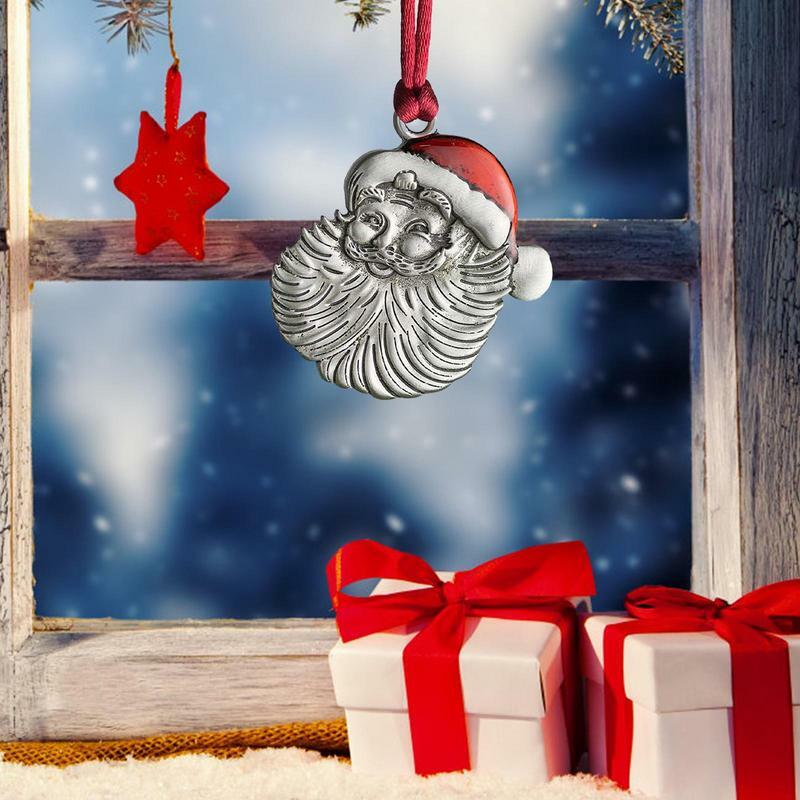 Hiasan pohon Natal antik dekorasi Natal hadiah membuat suasana Natal untuk pegangan pintu pagar dinding