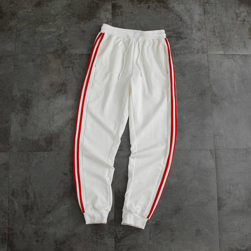 Calças esportivas casuais dos homens streetwear versão solta fitness running calças verão roupas masculinas moletom tamanho asiático xl