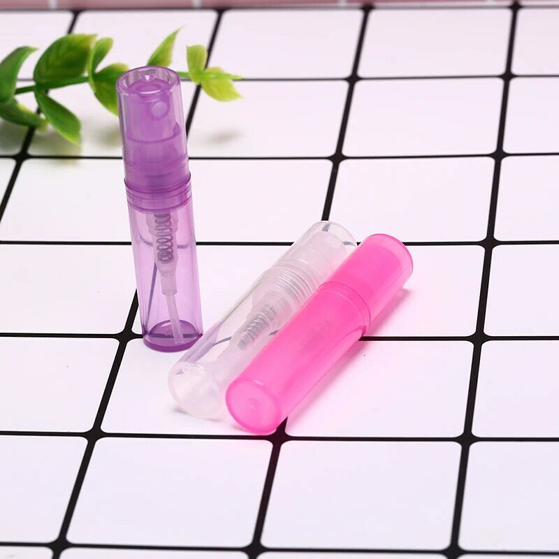 Spray Crystal Perfume Bottle, Garrafas Vazias Recarregáveis Atomizador, 1PC, 2ml