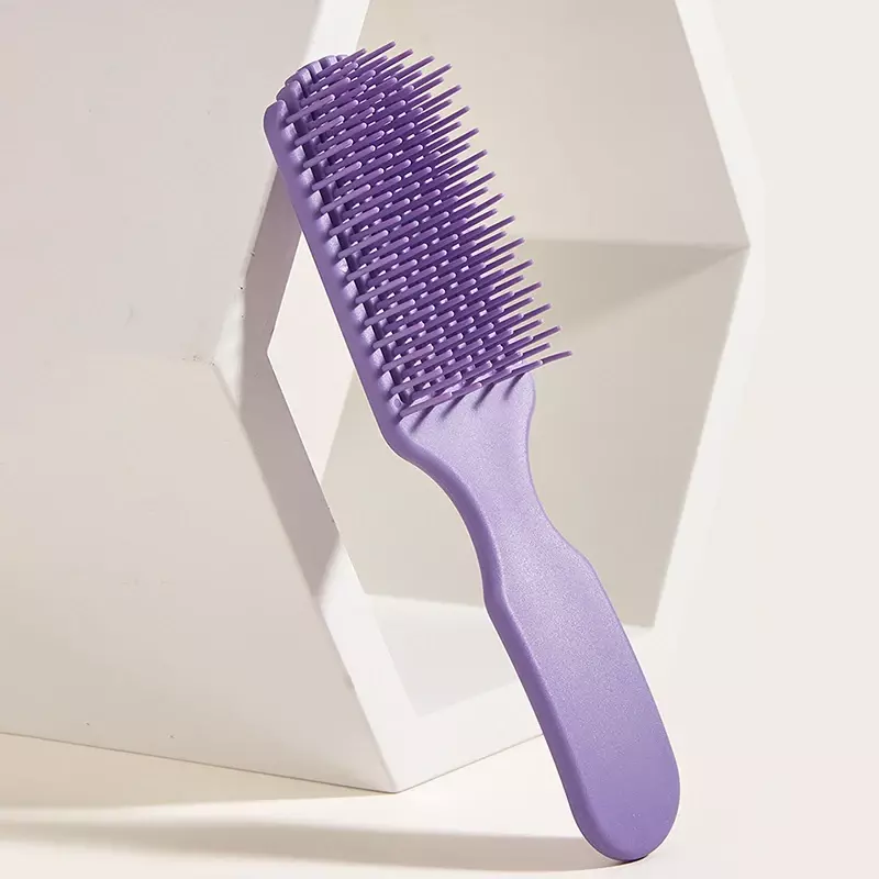 Detangling Scalp Massage Hair Comb, Escova de cabelo encaracolado, Detangler Hairbrush, Salon Barber Acessórios, Homens e Mulheres