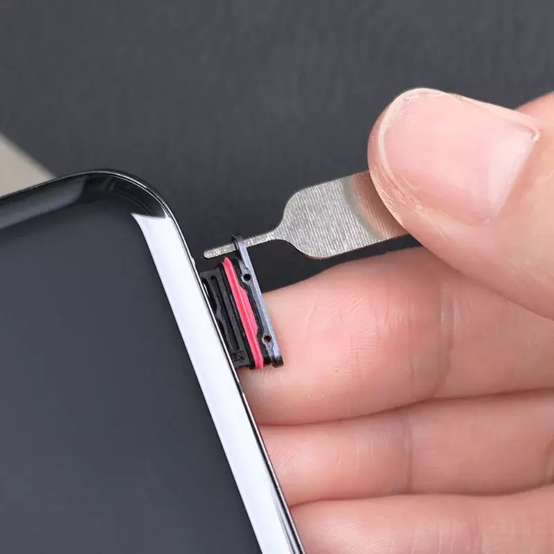 100/10PCS Sim Card Tray Eject Pin Key Tool ago aperto in acciaio inossidabile per Smartphone SimCard vassoio Pin strumento di riparazione Mobile