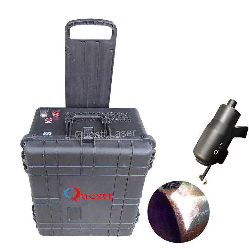 Draagbare-herramienta de eliminación de Roest láser, aparato de fibra Mopa, 100W, 200W
