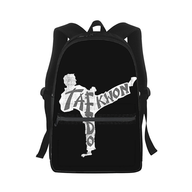 Kungfu Taekwondo  Men Women Backpack 3D Print Fashion Student School Bag Laptop Backpack Kids Travel Shoulder Bag