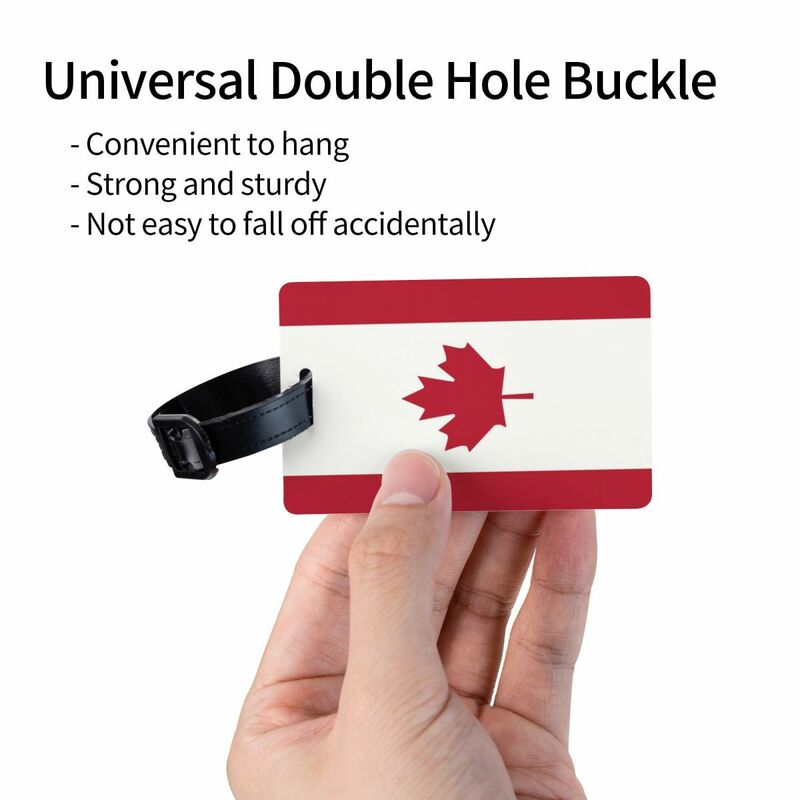Flagge von Kanada Gepäck anhänger für Koffer Patriotismus Privatsphäre Abdeckung Name ID-Karte