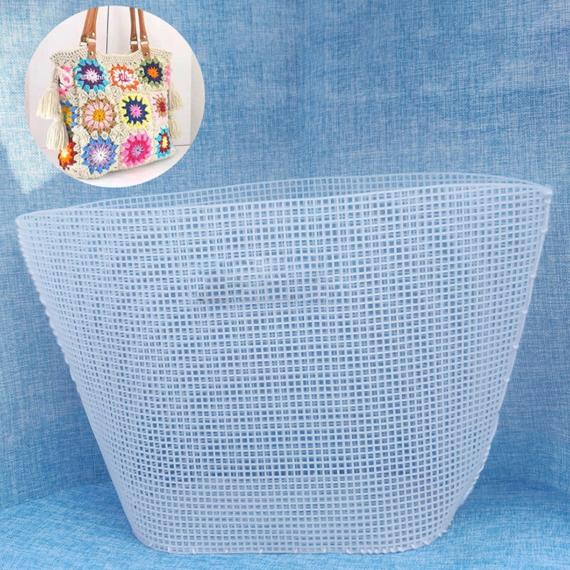 التطريز دلو حقيبة مساعدة الحياكة الخياطة النسيج البلاستيك شبكة ورقة DIY بها بنفسك صنع الملحقات اليدوية سهلة متماسكة مساعد