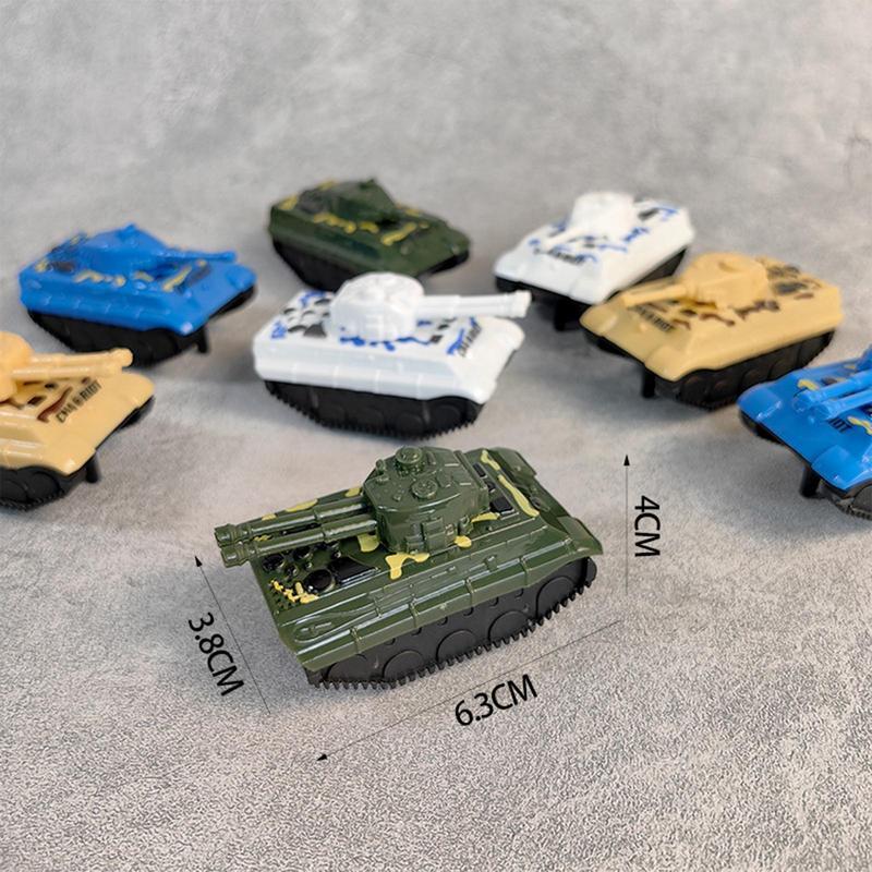Pull Back Tank Speelgoed Mini Tank Model Speelgoed Push En Go Tanks Voor Fantasierijke Speelfeest Gunsten Kous Fillers Voor Kinderen Jongens Meisjes