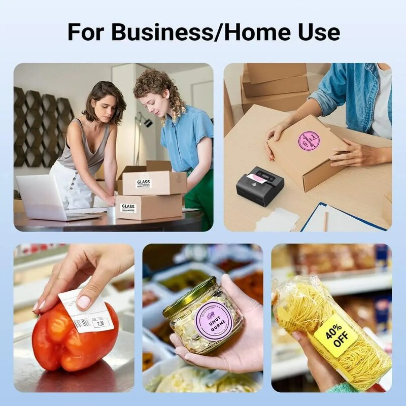 Phomemo m221 Barcode-Etiketten drucker 3-Zoll-Etikettenhersteller Bluetooth-Thermo drucker für den Geschäfts-/Heimgebrauch, kompatibel mit Telefon und PC