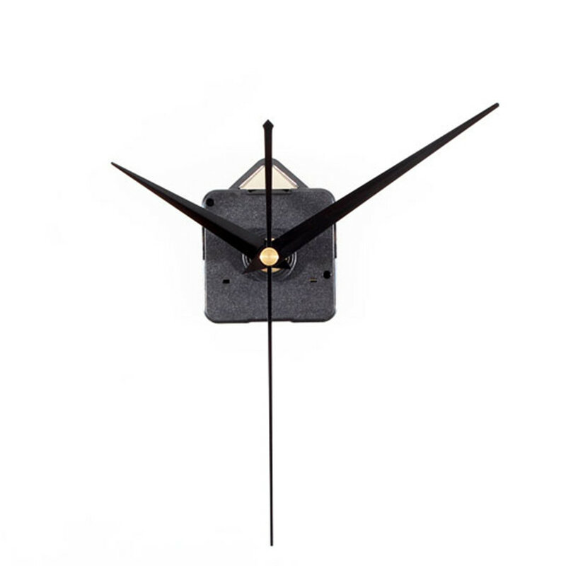 Черный подвесной кварцевый механизм для ремонта часов, детали механизма часов с иглами, кварцевые часы «сделай сам», бесшумные настенные часы Mov, 1 комплект