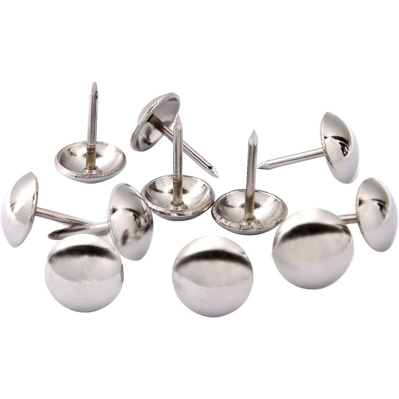 Prata Thumbtack Desenho Pins para estofos e artesanato, Elegante durável Metal Pushpin, 600x