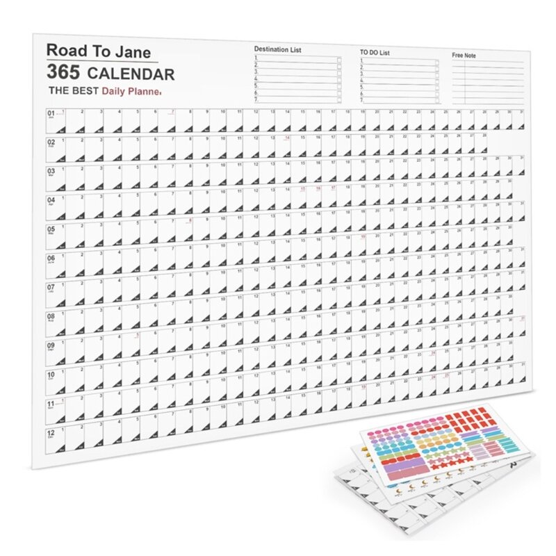 2023 calendário mês para ver parede planejador calendário 2023 calendário mensal planejador