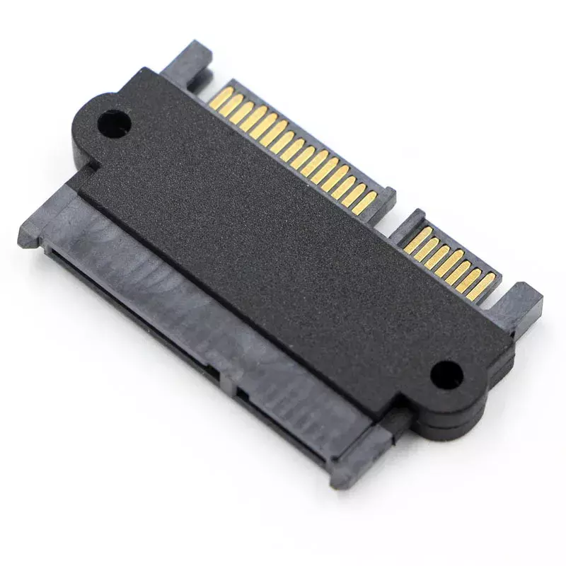 Hard Disk Drive Connector, extensão de energia, 22P, HDD, 7 + 15Pin, adaptador SATA, macho para macho para dados fêmea