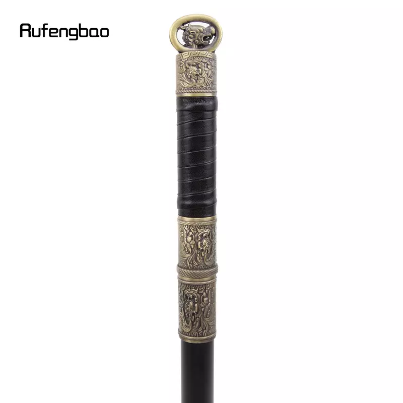 Rame nero drago maniglia Steampunk bastone da passeggio moda bastone da passeggio Gentleman lusso coccodrillo manopola bastone da passeggio 97cm