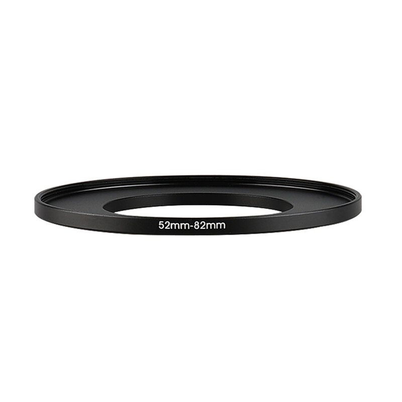 Anillo de filtro de aumento negro de aluminio, adaptador de lente para Canon, Nikon, Sony, DSLR, 52mm-82mm, 52-82mm, 52 a 82