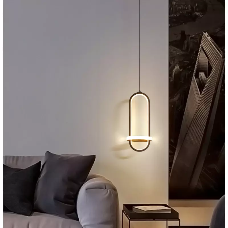 Lampe à suspension de chambre à coucher, moderne, simple, de luxe abordable, célèbre sur Internet, lampe de chevet, bar de chambre minimaliste nordique, lampe de bureau