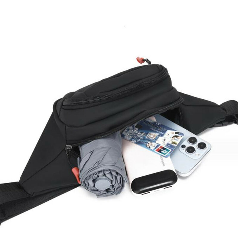 メンズ多機能ウエストバッグ,防水チェストバッグ,スポーツ,斜めバッグ,レジャー携帯電話バッグ