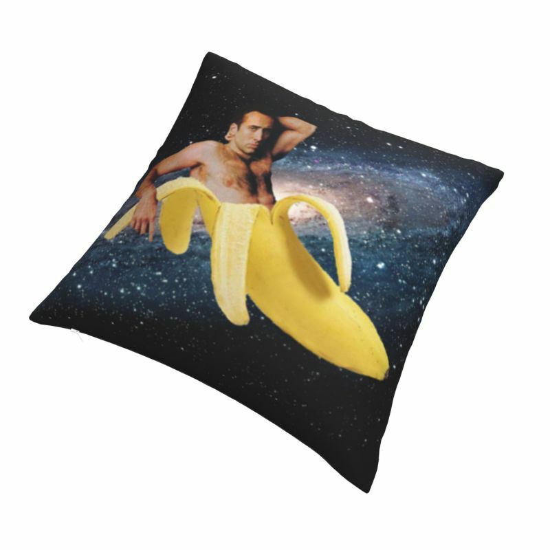 Наволочка для подушки в форме банана, 40x40 см, 45x45 см