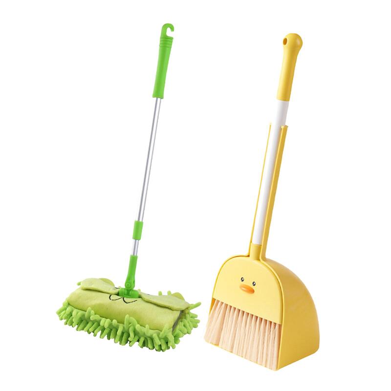 Set per la pulizia dei bambini strumenti per la pulizia delle pulizie dei bambini Mini scopa con paletta