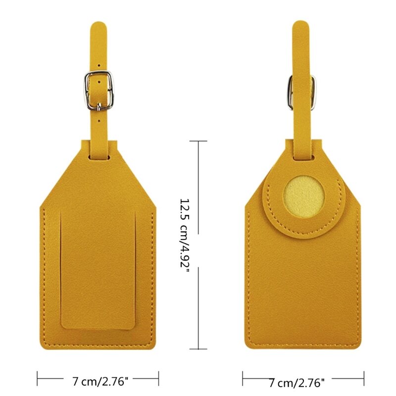 Gepäckanhänger, Reisekoffer-Etikett mit Riemen, Gepäck-Identifizierungsanhänger, tragbar