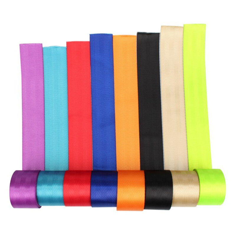 3.6m Imitation Nylon Seat Belts and Pads for All CarsEuropean style color seat belt beltCar Safety Products