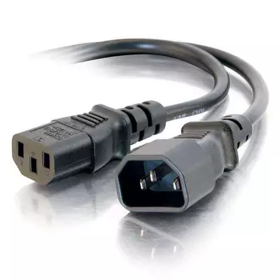 Ul zertifiziertes 1,2 m C13-C14 18awg Netz kabel
