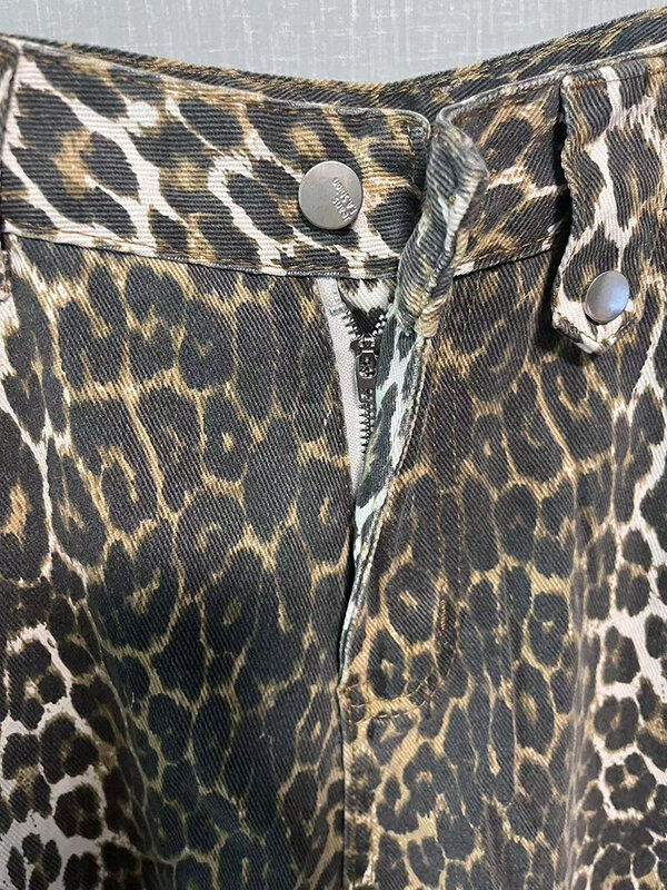 Luzhen Leoparden muster Design Persönlichkeit trend ige Sieben-Punkt-Hose koreanische Original neue Herren Mode Street Herren Shorts lz3181