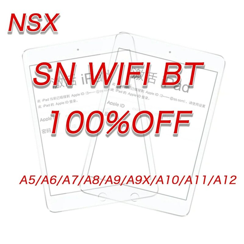 SN nomor seri untuk IPad Mini 2 3 4 IPadAir 1 2 Ipad 6 7 Pro Pro2 SN nomor seri WiFi BT alamat untuk IPad Icloud Unlock
