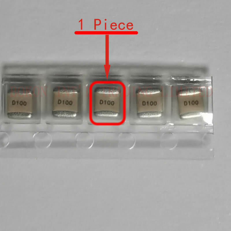 10pF 500V mikrofalówka RF kondensatory ceramiczne 1111 rozmiar wysoki Q niski ESR ESL hałas a100J D100 porcelana P90 wielowarstwowe kondensatory
