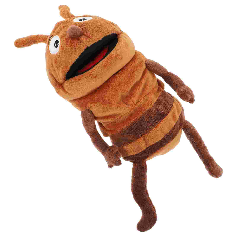 Marionnettes en peluche fourmi jouet pour enfants, jeu de plis de dessin animé, conte d'histoires, parent-enfant