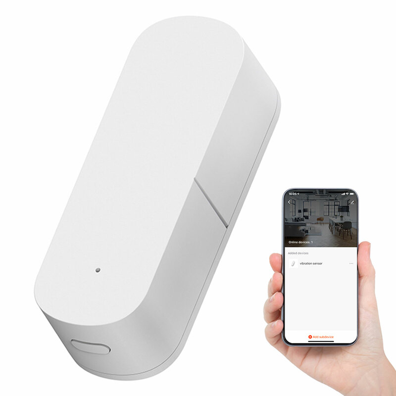 Szklany Alarm wibracyjny głośny Alarm czujnik wibracji detektor wieloaspektowy inteligentny czujnik wibracji dla bezpieczeństwa okno i drzwi domu