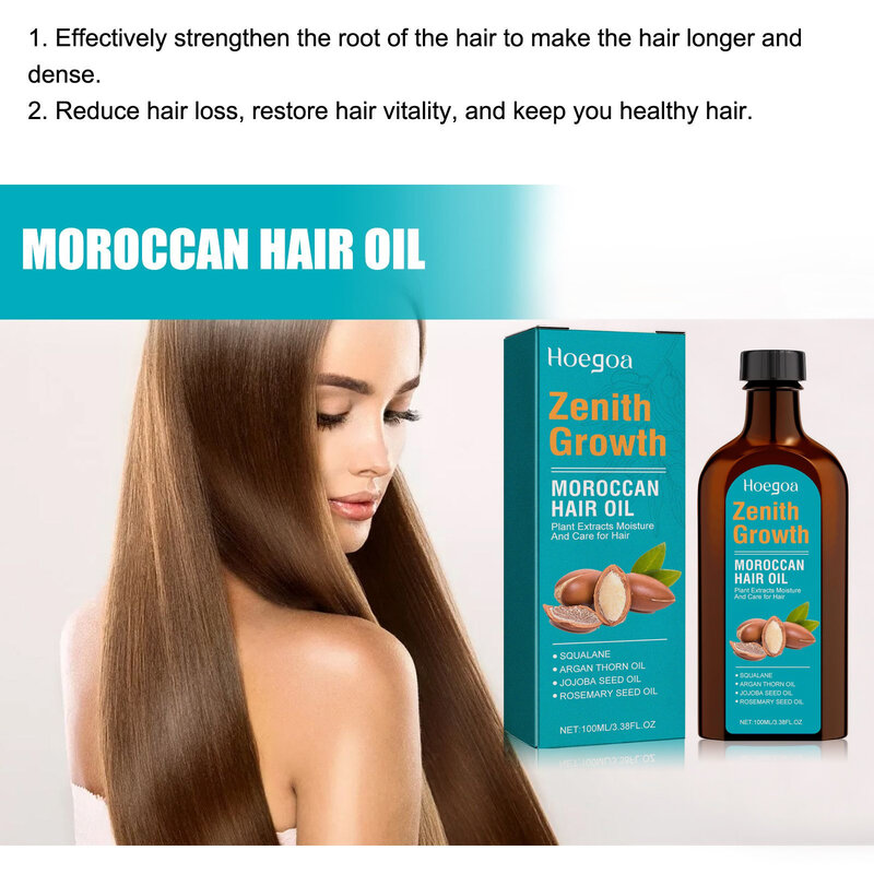 Huile essentielle anti-frisottis pour cheveux secs et fourchus, produit hydratant, éclaircissant, nourrissant, réparateur, pour cuir chevelu endommagé