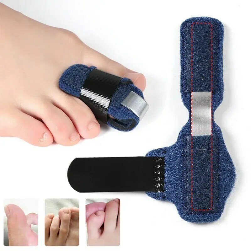Toe Splint Straightener For Hammer Toe Corrector Crooked Toe Claw Toe Stabilizer Support Brace Wrap Pain Relief Kids Adults