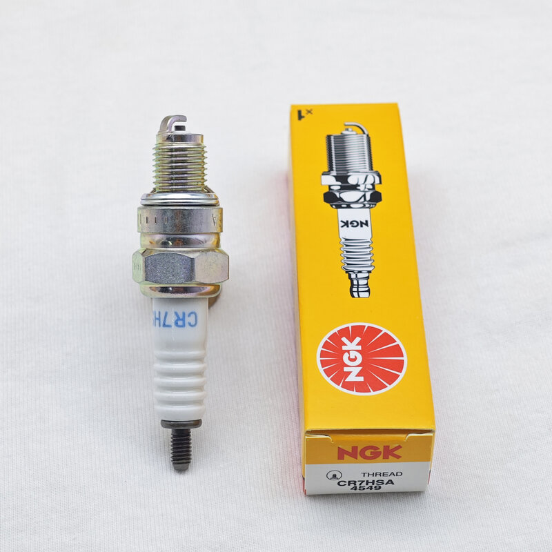 1pcs Original NGK Spark Plug CR7HSA #4549 For CBT125 Haomai GY6 Ghost Fire Fuxi Qiaoge
