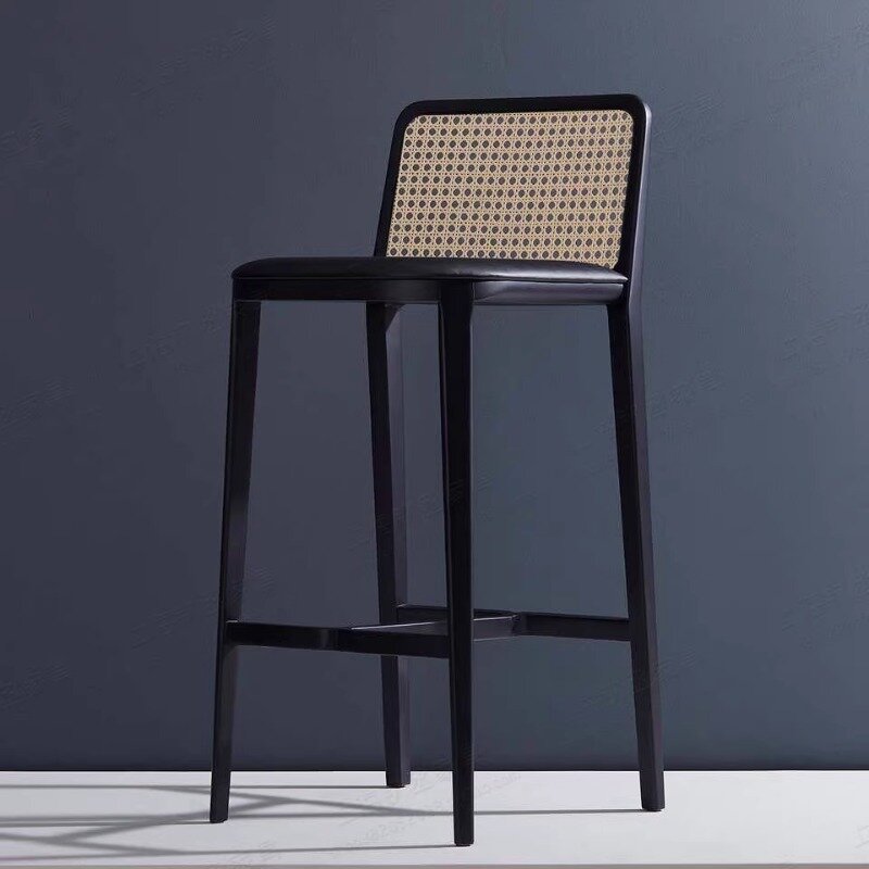 Luxo Minimalista Retro Recepção, Industrial Bar Chair, Recepção, Cadeira De Salão, Mobiliário De Restaurante, Design Europeu