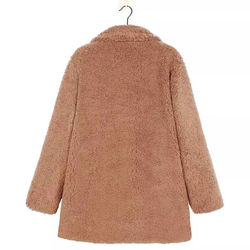 Casaco de pele sintética feminino, moletons de lã, casaco cardigan, jaqueta de pelúcia, casaco feminino outono e inverno, 2021