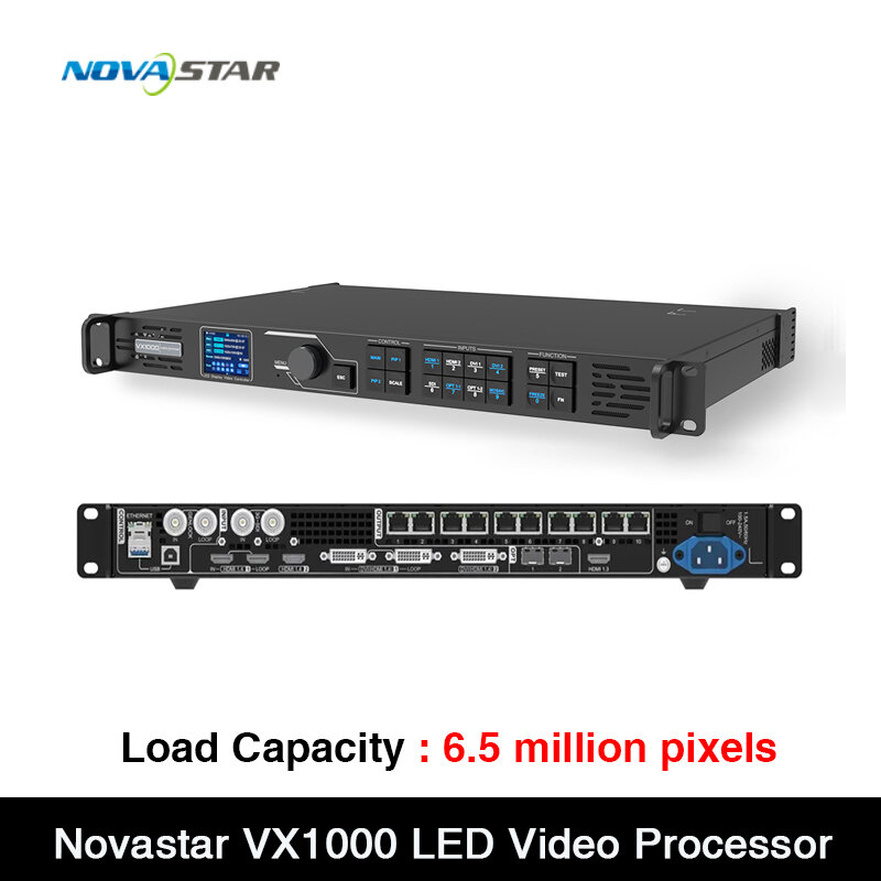 Novastar LED 비디오 프로세서, HDMI 및 DVI , 3G-SDI , OPT1 지원, 6.5 만 화소 용량, VX1000