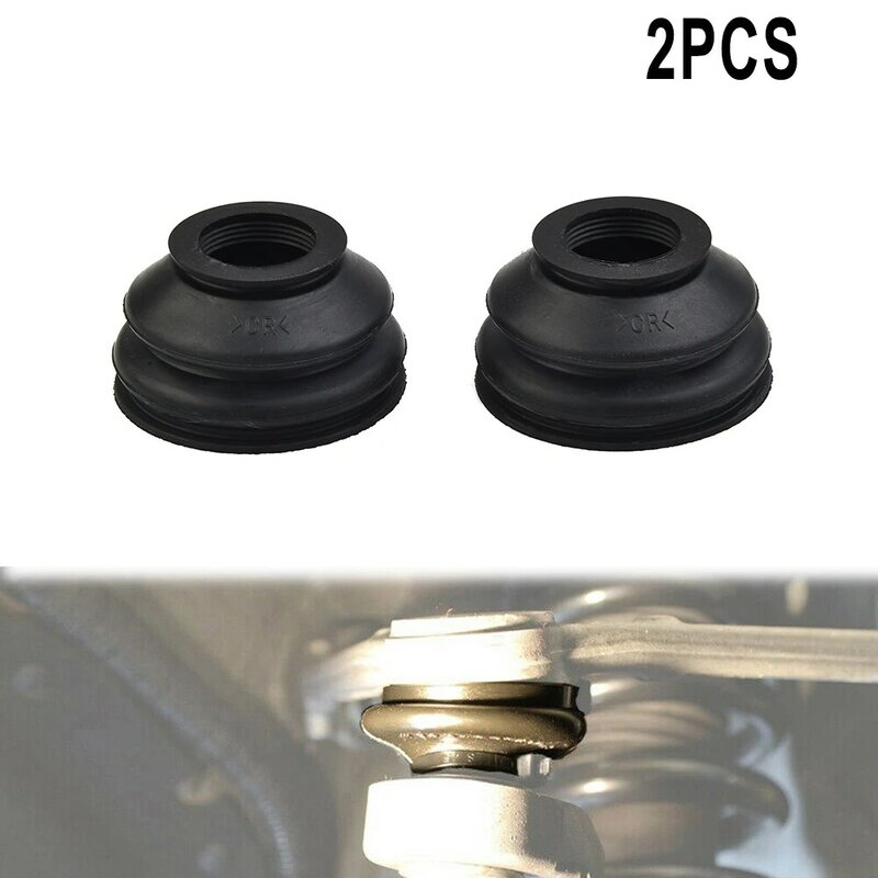 2x Universal HQ Rubber Tie Rod End Ball Joint Dust Boot Dust Cover Boot Gaiters Minimizes Premature Wear Of Suspension Parts