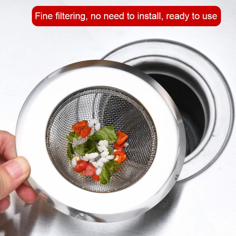 Domowy filtr sitko do zlewu zapobiegający zatykaniu sitko do zlewu akcesoria kuchenne do domowych ochraniaczy odpływu