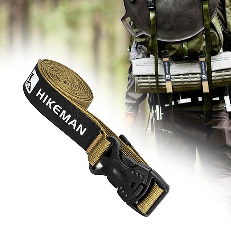 Travel Luggage Strap Heavy Duty Multi Functional Fastening Rope Suitcase Belt for Backpacking Camping Outdoor Airplane Hiking