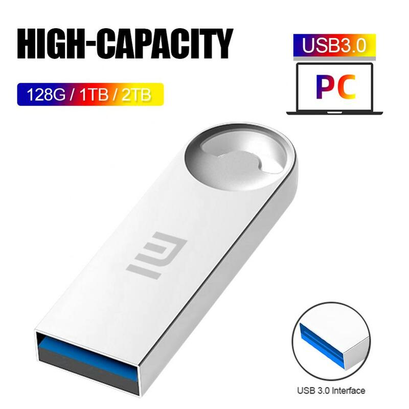 샤오미 USB 3.0 플래시 드라이브, 고속 펜 드라이브, USB 3.0 메모리 스틱, 512GB 플래시 펜드라이브, 금속 메모리, USB 디스크, 2TB, 1TB