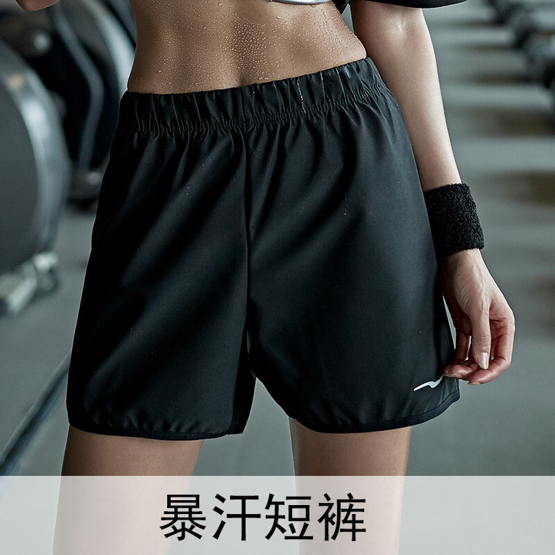 Sauna Sweatsuit Gewichtsverlies Shapewear Top/Bottom Workout Body Shaper Sweatsuit Oefening Shirt Met Korte Mouwen/Shorts Dames Meisje