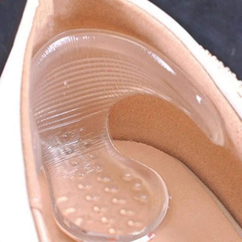 1 Paar Silikon Fersen schutz verschleiß fest und schmerz lindern der Einsatz bequemes Fuß kissen Sitzkissen Fußpflege Fersen polster