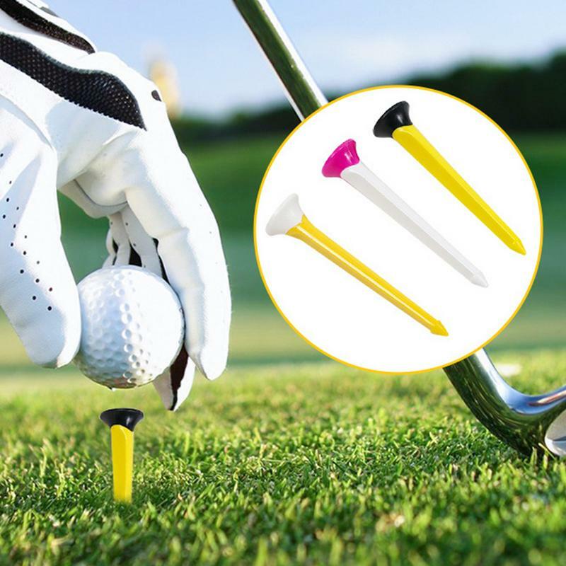 Camisetas de Golf largas y estables, accesorios de Golf cortos, equipo de práctica de Golf multifuncional, pelota colorida, 10 piezas
