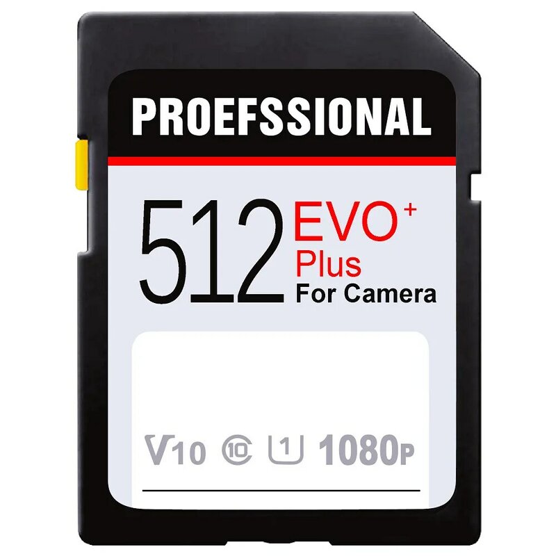 Tarjeta de memoria Original para cámara de vídeo, SD Clase 10 V10, 128 p, 3D, 4K, 16 GB, 32GB, U1, 64GB, 1080 GB