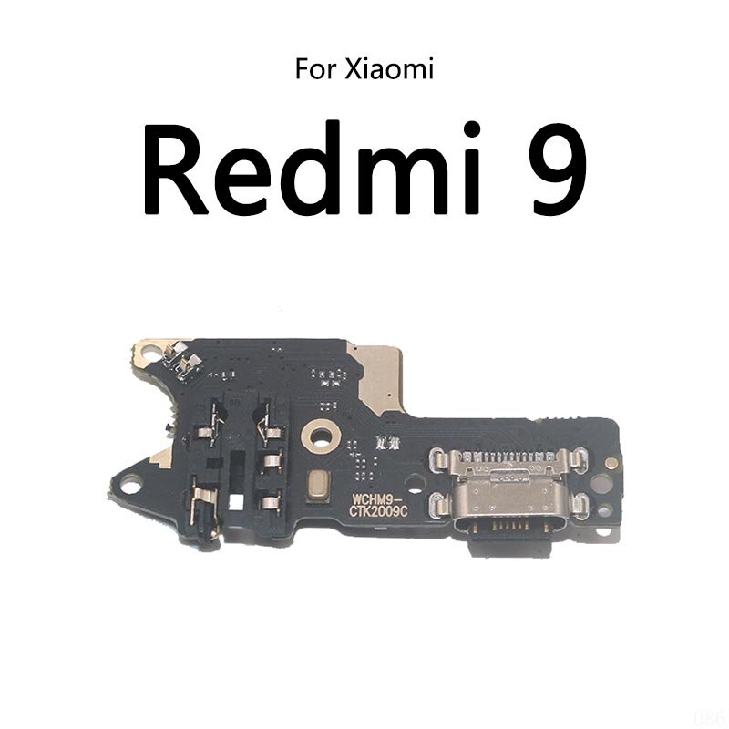 Usb充電ドックポートソケットジャックコネクタフレックスケーブルxiaomi redmi 9A 9C nfc 9t充電ボードモジュール