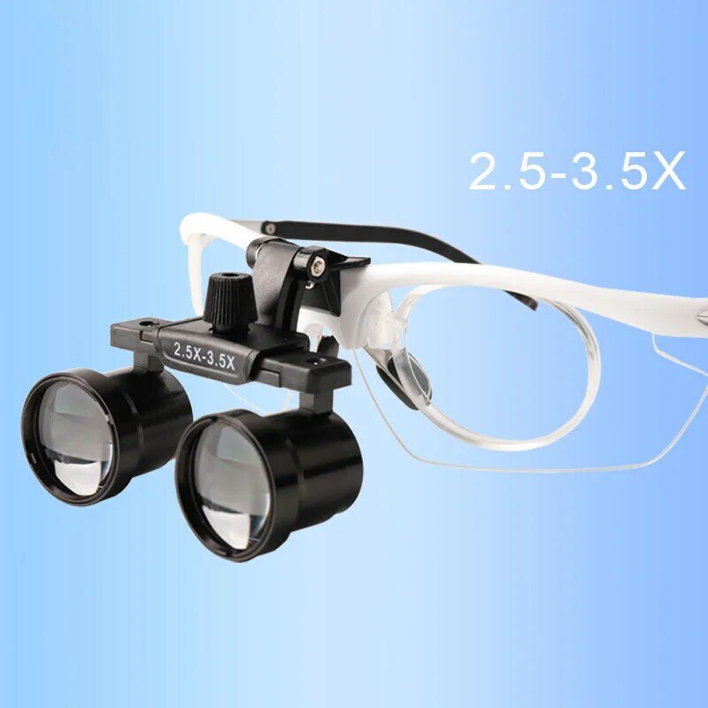 2.5X And 3.5X Dental Loupes One 2 Magnification Binocular Magnifying Glass Dentist  Medical Magnifier Dentistry Surgical Loupes